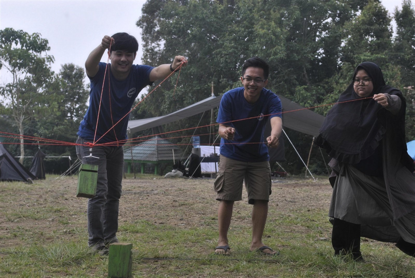 Paulin team on a team-building day